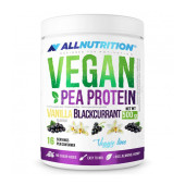 Proteína de guisante vegana: vainilla, grosella negra, 500 g