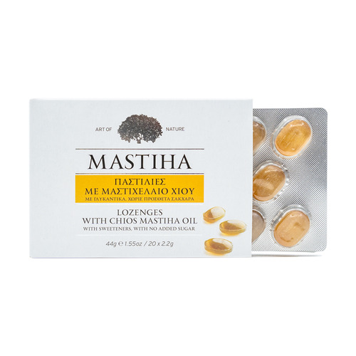 Pastillas con masilla de Quíos, 20 pastillas