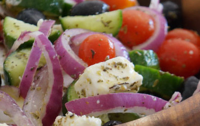 LCHF grška solata