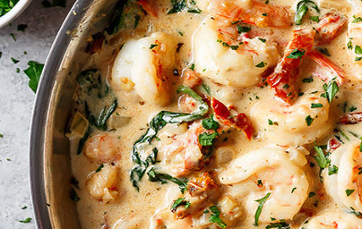 LCHF kozice na toskanski način