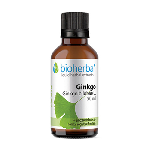Tintura de ginkgo biloba.