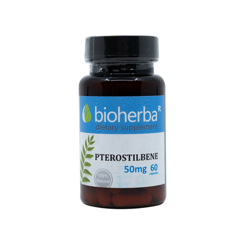 Pteroestilbeno 50 mg, 60 cápsulas