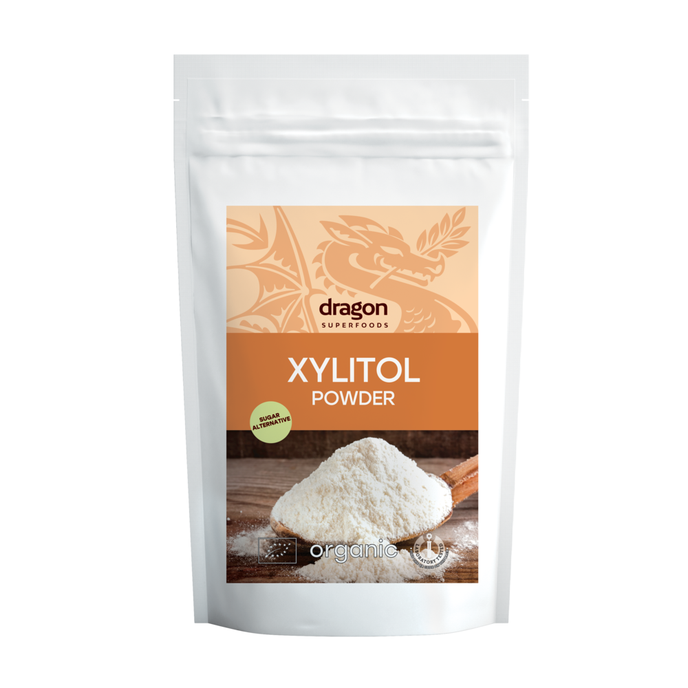 Xilitol en polvo.