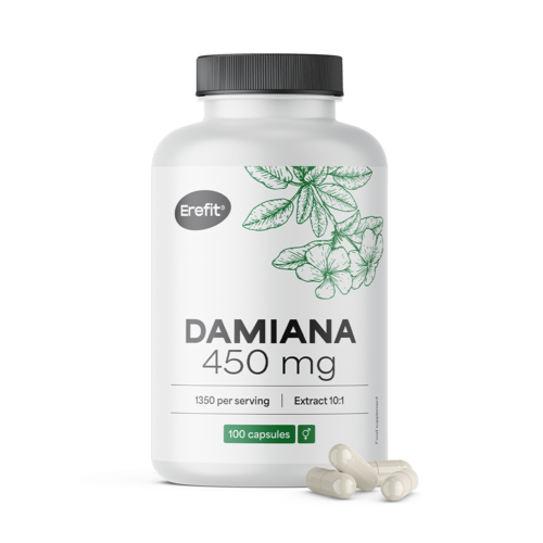 Damiana 450 mg - extracto 10:1Damiana 450 mg - extracto 10:1