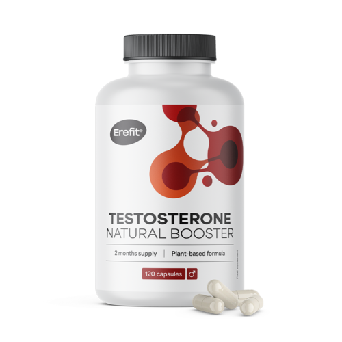 Testosterone – Natural Booster, 120 cápsulas