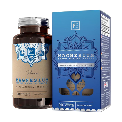 Bisglicinato de magnesio, 90 cápsulas