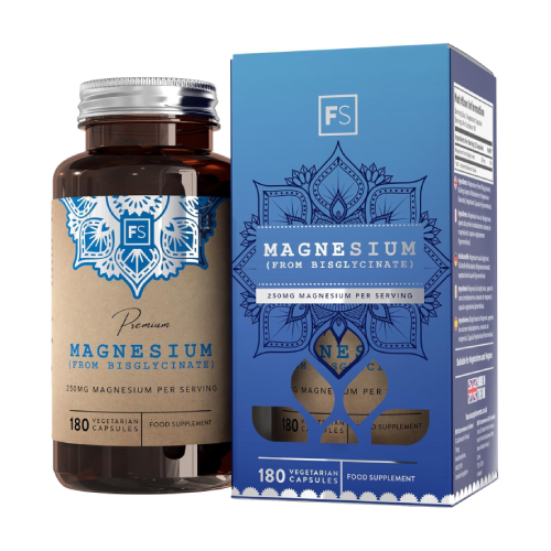 Glicinato de magnesio, 180 cápsulas