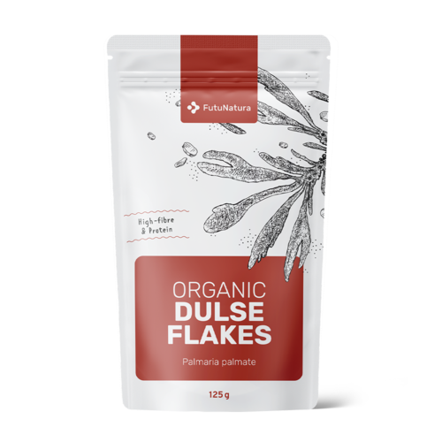 BIO Copos de alga dulse – 100 % hojas de alga dulse, 125 g