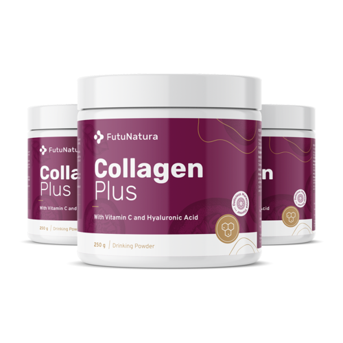 3x Colágeno + vitamina C + ácido hialurónico, en total 750 g