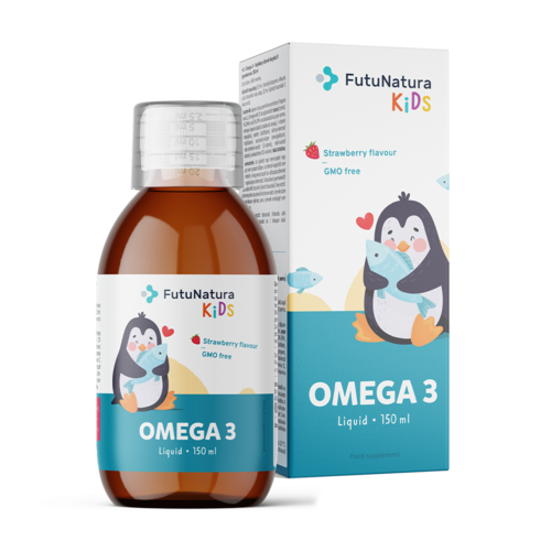 OMEGA 3 – Complemento alimenticio líquido para niños, 150 ml