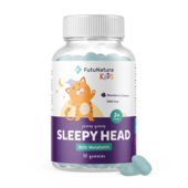 SLEEPY HEAD - Las gomitas para dormir para niños, 30 gomitas 