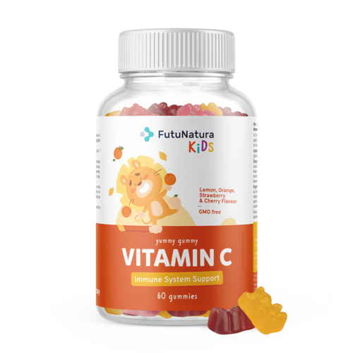 VITAMINA C – Gominolas para niños con vitamina C, 60 gominolas
