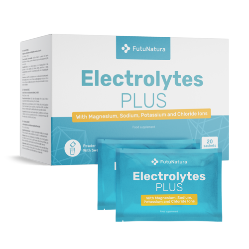 Electrolitos – polvo para la preparación de bebidas, 20 sobres