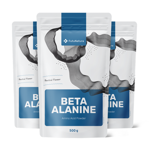 3x Beta-alanina en polvo, en total 1500 g