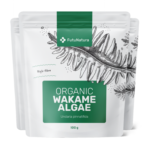 3x BIO Algas wakame, en total 300 g