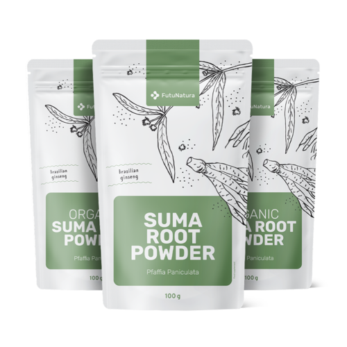 3x Raíz de Suma en polvo, en total 300 g