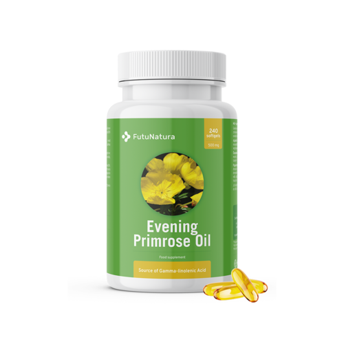 Aceite de onagra 1000 mg, 240 cápsulas blandas