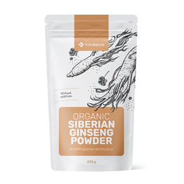 Ginseng siberiano orgánico en polvo, 200 g