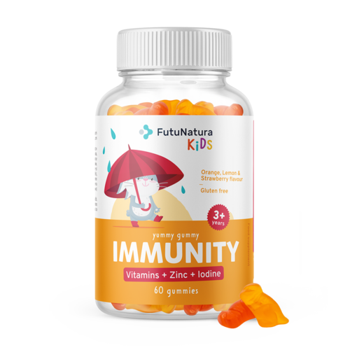 IMMUNITY – Gominolas infantiles para el sistema inmunitario, 60 gominolas