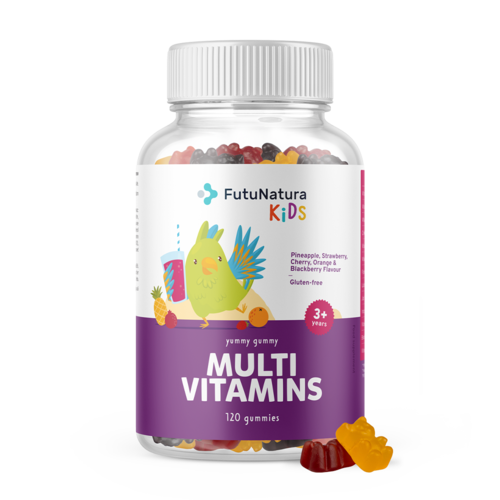 MULTI VITAMINS – Gominolas multivitamínicas infantiles, 120 gominolas