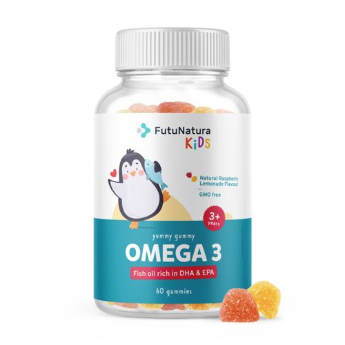 OMEGA-3 – gominolas infantiles, 60 gomitas