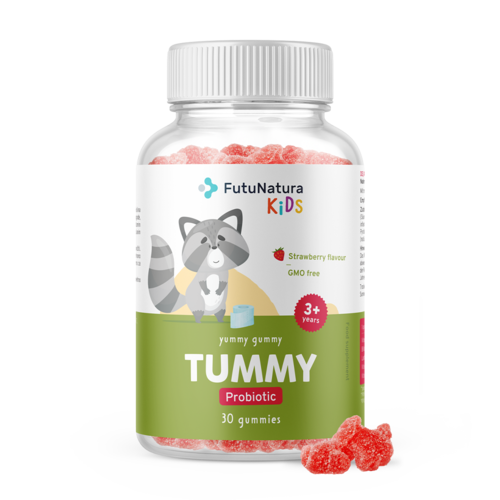 TUMMY – Gominolas infantiles para la digestión, 30 gominolas