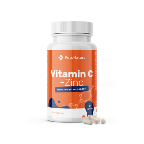 Vitamina C + Zinc, 90 cápsulas