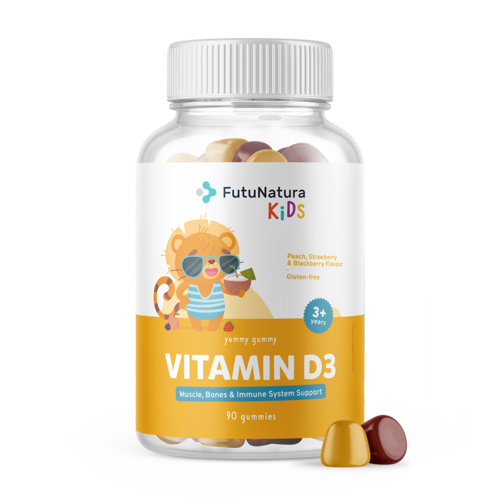 Vitamina D3 - Gominolas infantiles, 90 gominolas