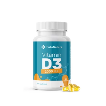 Cápsulas de vitamina D.