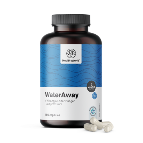 WaterAway – cápsulas para eliminación de agua, 180 cápsulas 