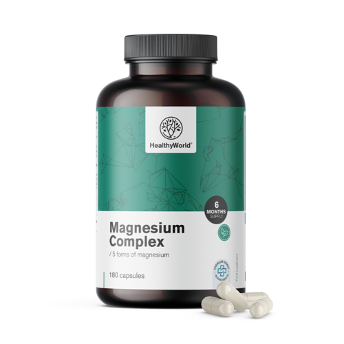 Complejo de magnesio con 5 formas de magnesio.