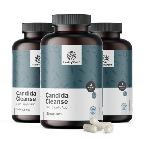 3x Candida Cleanse, en total 540 cápsulas
