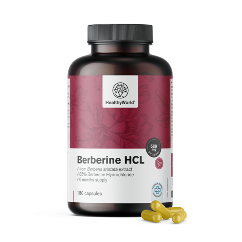 Berberina HCL 500 mg.