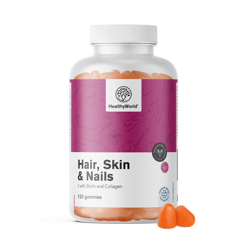 Hair, Skin & Nails – Gominolas para el cabello, piel y uñas