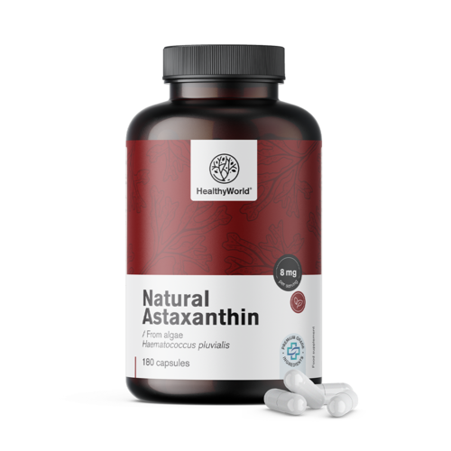 Astaxantina natural 8 mg en cápsulas