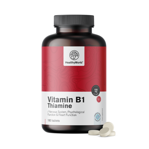 Vitamina B1 - tiamina 100 mg, 180 comprimidos