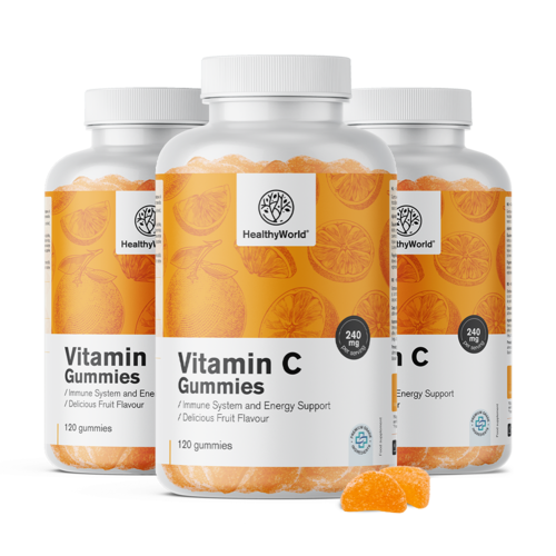 3x Vitamina C, en total 360 gominolas