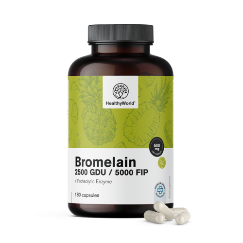Bromelina 500 mg en cápsulas