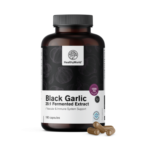 Ajo negro 1500 mg, 180 cápsulas