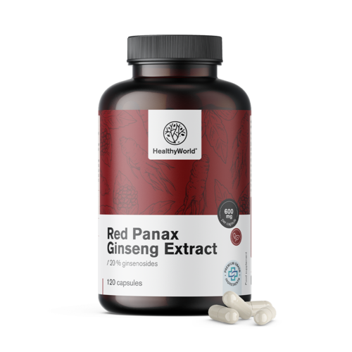 Red Panax Ginseng - extracto de ginseng rojo 600 mg