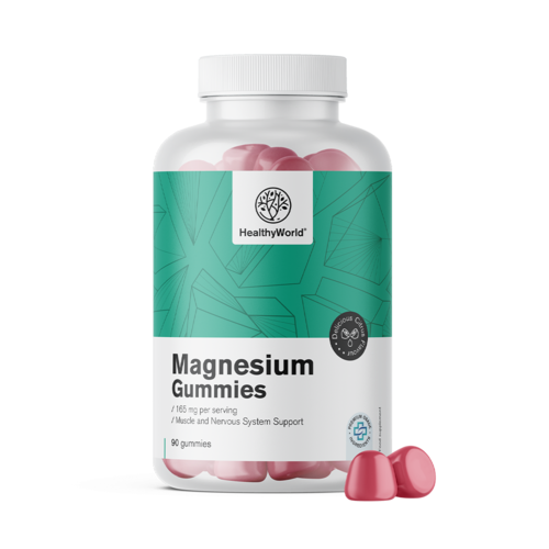 Magnesio 165 mg, 90 gominolas