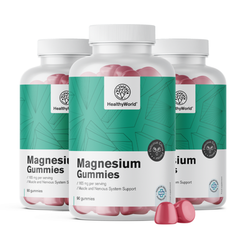 3x Magnesio 165 mg, en total 270 gominolas