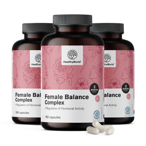 3x Female Balance - complejo femenino, en total 540 cápsulas