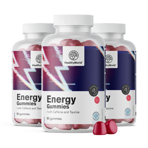 3x Energy - Gominolas para aumentar la energía, en total 270 gominolas