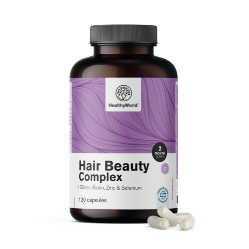Hair Beauty Complex - vitaminas y minerales para el cabello, 120 cápsulas