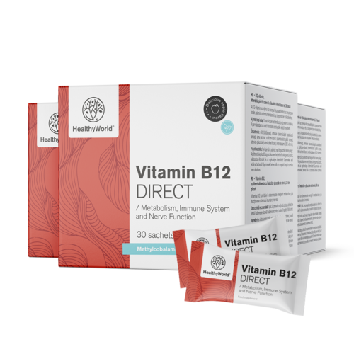 3x Vitamina B12 DIRECT, en total 90 sobres