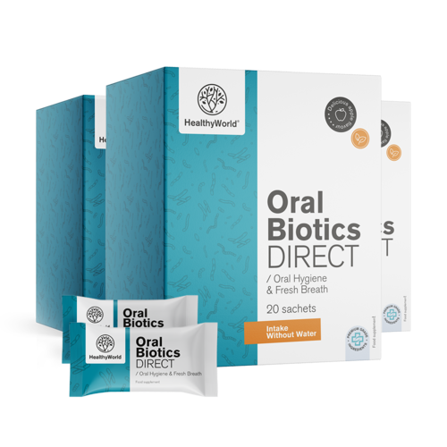 3x Oral Biotics DIRECT, en total 60 sobres