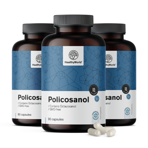 3x Policosanol 25 mg, en total 270 cápsulas