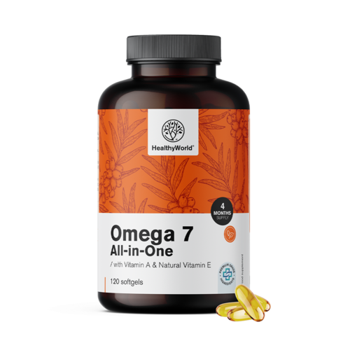 Omega-7 All-in-One, 120 cápsulas blandas