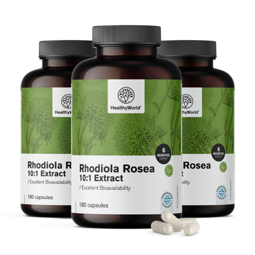 3x Rodiola 8000 mg, en total 540 cápsulas